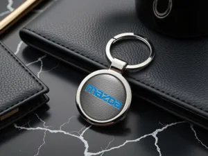 Mazda Portachiavi di Lusso Metallo Inox Premium